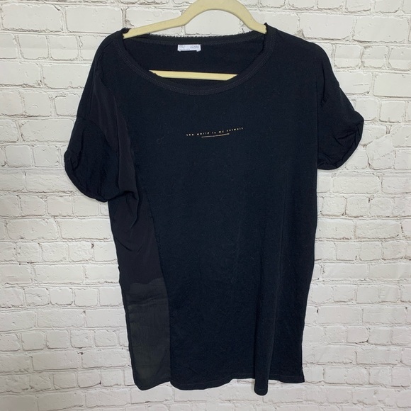 Zara Tops - Zara “The World is my Catwalk” shirt
